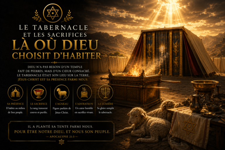 Le tabernacle et les sacrifices : là où Dieu choisit d&rsquo;habiter
