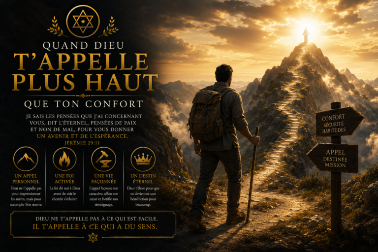 Quand Dieu t’appelle plus haut que ton confort